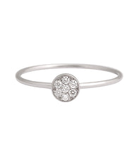 Gigi Clozeau - Bague Puce, diamants, or blanc, T 53