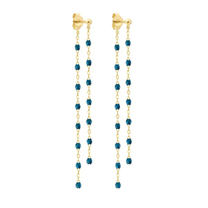 Gigi Clozeau - Boucles d'oreilles Dansantes Classique Gigi jungle, or jaune