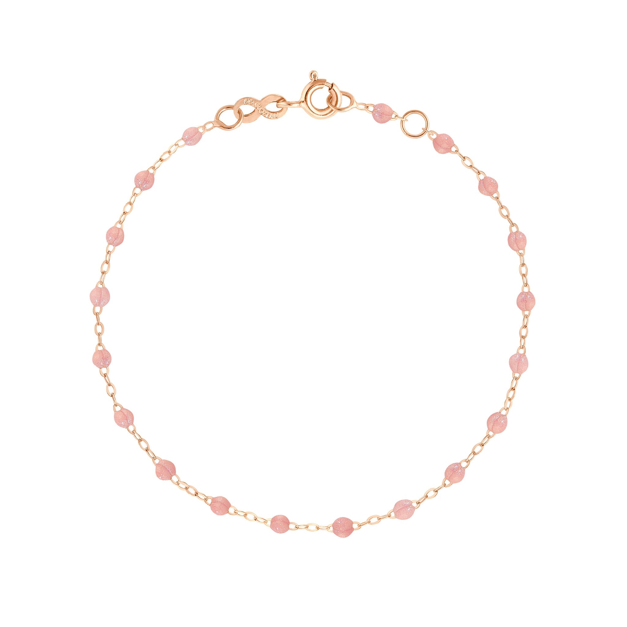 Gigi Clozeau - Bracelet blush Classique Gigi, or rose, 24 cm