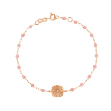 Gigi Clozeau - Bracelet blush Miss Lumière diamant, or rose, 17 cm