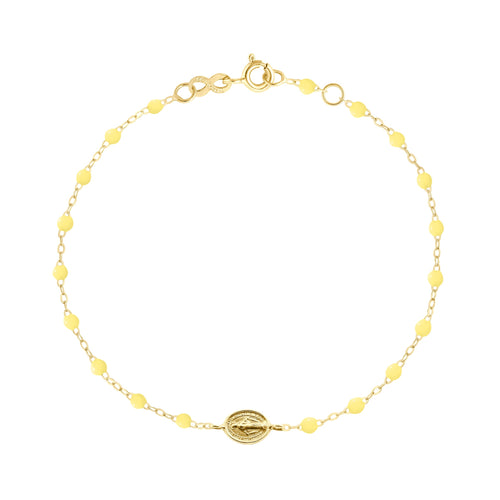 Gigi Clozeau - Bracelet mimosa Madone, or jaune, 17 cm