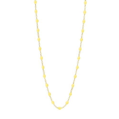 Gigi Clozeau - Collier mimosa Classique Gigi, or jaune, 45 cm