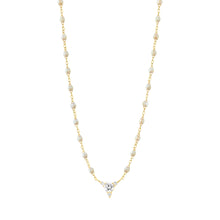 Gigi Clozeau - Collier opale Kosmos, diamants, or jaune, 42 cm