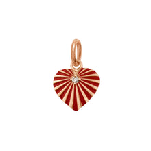 Gigi Clozeau - Pendentif Cœur Lumière, diamant, or rose en edition limitée