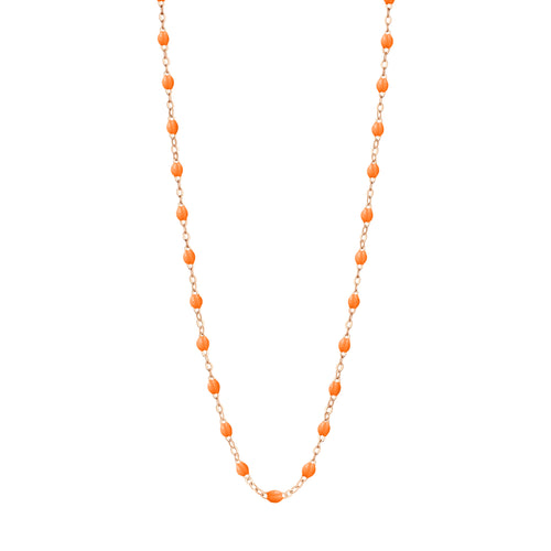 Gigi Clozeau - Collier mandarine Classique Gigi, or rose, 42 cm