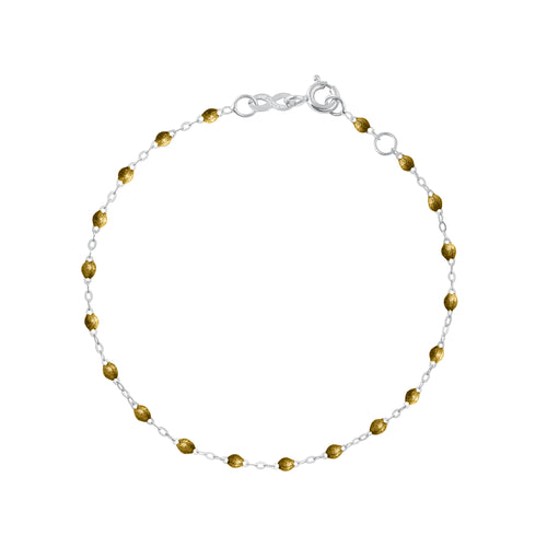 Gigi Clozeau - Bracelet or Classique Gigi, or blanc, 15 cm